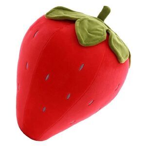 AUCOOMA Cute Fruit Stuffed Strawberry Plush Pillow, Soft Plush Toy for Kids, Gi
